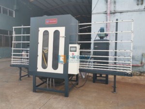 Nueva Máquina Automática de Arenado de Vidrio PS1600 con Control PLC, 4 Pistolas, 220V/380V, Marca <span class=keywords><strong>Eworld</strong></span>, para Uso en Plantas de Manufactura - Product Image 2