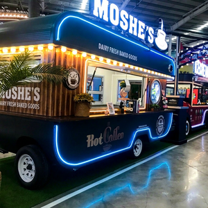 Innovatively Designed Custom Electric Food Trucks & <b>Trailers</b> with Customizable Color & Ads Mobile Vending Vehicles - Product Image 1