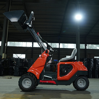 Cina vendita calda pale ruote Euro 5 CE EPA giardino Mini telescopico idraulico Mini Loader fattoria multifunzionale 3 ruote Loader