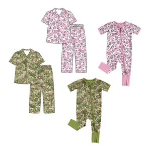Nuevo Diseño de Ropa a Juego para Niños con Estampado de Conejo de Pascua, Pijamas de Primavera para Niños - Product Image 1