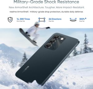 Version Globale du Smartphone Realme C100 5G, 128 Go / 256 Go, MTK Dimensity 6300, Écran 6,8'' 144 Hz, Batterie 6300 mAh, Appareil Photo 50 MP, IP64 - Product Image 5
