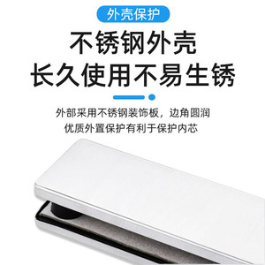 Glass <b>Door</b> Clamp Stainless Steel JM-01 Screw Installation Durable Minimalist Design For Floor Spring Accessories - Product Image 3
