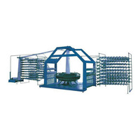 Tissage automatisé à grande vitesse GEB-850-6S pour la production de sacs tissés en PP | Métier à tisser circulaire robuste à 6 navettes pour sacs à riz et à farine
