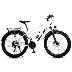Bicicleta eléctrica de montaña de 26 pulgadas con frenos de disco dobles, equipada con una batería de litio integrada de 48V 10ah - Product Image 1