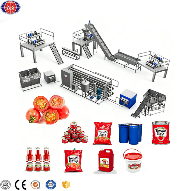 Tomato Sauce Processing Machine Tomato Paste Production Line