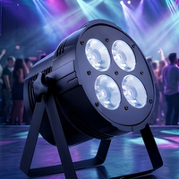 Projecteur LED COB professionnel 200W (4x50W) blanc chaud/froid pour scène, DMX512, idéal pour mariages, églises, discothèques, DJ et équipement de théâtre