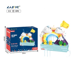 आकर्षक खिलौने मजेदार इंद्रधनुष ट्विलर स्नान खिलौने के लिए कोमल रोटेशन गति आकर्षक खिलौना - Product Image 1