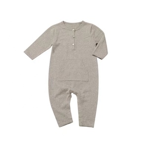 Mameluco personalizado de Cachemira para bebés unisex Mamelucos tejidos de <span class=keywords><strong>lana</strong></span> para recién nacidos - Product Image 1