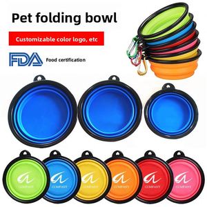 Tazón Portátil Retráctil para Perros, Tazón Plegable de Silicona para Gatos, Comedero Retráctil para Perros con Logotipo Personalizado, Tazón Promocional para Comida de Gatos para Mascotas - Product Image 4