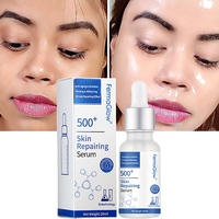 Sérum Visage Anti-Âge Réparateur de Barrière Cutanée 500+ au Collagène Hydrolysé, Oligopeptide-1, PDRN et ADN de Saumon Fermenté à Base de Champignons
