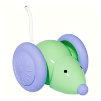 Nouveau jouet transfrontalier pour animaux de compagnie : Souris électrique intelligente, voiture de course, plume et laser pour chat, pour l'auto-entretenissement et le soulagement de l'ennui