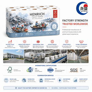 Papel Higiénico de Lujo con Diseño de Flores y Frutas del Mercado <span class=keywords><strong>Flotante</strong></span> del Delta del Mekong de Vietnam, Suave, de 3 Capas, en Paquete a Granel - Product Image 2