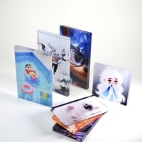Bloc d'affichage acrylique Bloc acrylique transparent en cristal Bloc personnalisé unique conçu pour votre bureau