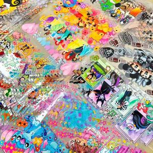 Directo de fábrica UV DTF Transfers Cup Wrap Glass Stickers Diseño de dibujos animados lindo PET Transfer Printing en tazas hechas de <span class=keywords><strong>vinilo</strong></span> - Product Image 2