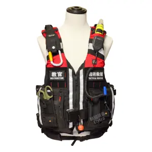 جديد احترافي للإنقاذ قوارب والقوارب والتزحلق والتزلج من النوع V PFD قطع بالليزر سترة حياة رخوة عالية الطفو - Product Image 1