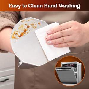 Burger Press Hamburger Smasher Outil pour plaque chauffante <span class=keywords><strong>Presse</strong></span> à jambon en acier inoxydable avec poignée anti-brûlure pour <span class=keywords><strong>presse</strong></span> à gril - Product Image 6