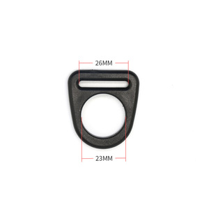 Accessoire en plastique pour dossier de poussette bébé, boucle en D 26mmx23mm pour réglage du siège - Product Image 1
