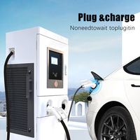 Station de recharge intelligente pour véhicules électriques DC 160 kW CCS2 Chademo GBT RFID OCPP GPRS 4G Double borne IP55 Protection contre la foudre Garage souterrain WrightCharge