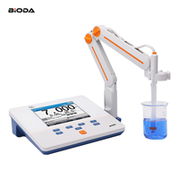 pH-mètre/ORP-mètre numérique portable de laboratoire pour l'analyse de l'eau et du sol