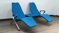 Nouvelle Banquette de Réception 2 Places en PU Personnalisée pour Salon VIP d'Aéroport, Zone d'Attente et Restaurant, Modèle 2025