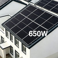 Panneau solaire Jinko PERC à charge mécanique élevée 650W 670W, module monocristallin double vitrage pour projet solaire résistant au vent