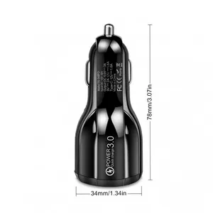 QC3.0 PD cargador de coche USB Universal 3.1A carga rápida adaptador de coche enchufe encendedor de cigarrillos 12V-32V <span class=keywords><strong>para</strong></span> teléfono móvil - Product Image 6