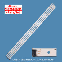 Nouvelle bande de rétroéclairage LED TV GD/B pour réparation TV 49LH5700 49UF6400-CA