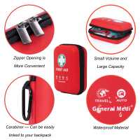 Boîte rigide personnalisée OEM ODM CE et kit de premiers soins rouge léger pour kit d'aide médicale d'urgence de voyage
