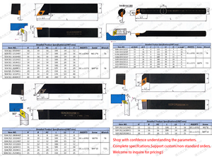 <span class=keywords><strong>Dcmt</strong></span> và dcgt sdfcr sdacr chuyên CNC Lathe 95 độ Lathe chuyên dụng Bên ngoài/nội bộ chuyển công cụ chủ và nhàm chán thanh - Product Image 5