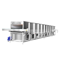 Pasteurisateur à tunnel pour bière HG-SJ-2000, machine de pasteurisation à tunnel, stérilisateur de bouteilles en verre, pasteurisateur à tunnel pour jus, vente chaude