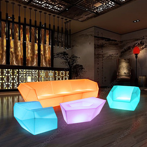 Café-restaurant Table et chaises narguilé salon brillant extérieur Led éclairé meubles <span class=keywords><strong>de</strong></span> salon canapé ensemble <span class=keywords><strong>de</strong></span> chaises - Product Image 3