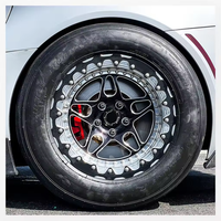 Jantes de course tout-terrain en alliage d'aluminium forgé sur mesure, 15-22 pouces, 5x112/5x120/4x100/6x139.7/5x114.3, jantes Beadlock, finition noire