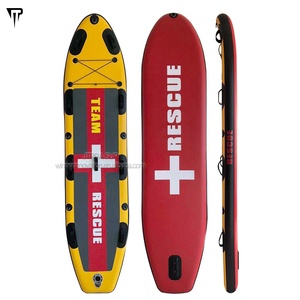 JTRDA Tabla <span class=keywords><strong>de</strong></span> Paddle Surf Inflable <span class=keywords><strong>de</strong></span> <span class=keywords><strong>Rescate</strong></span> <span class=keywords><strong>de</strong></span> Doble Capa con Tecnología Drop Stitch <span class=keywords><strong>de</strong></span> 10'5\", Bote, Trineo, Salvavidas, para Lagos y Ríos, Capacidad <span class=keywords><strong>de</strong></span> 150 kg - Product Image 1