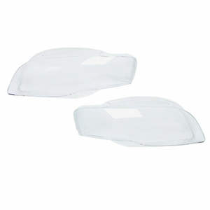 Couvre-phare Audi A4 B7 2005-2008, lentille transparente ABS, gauche et droite, compatible - Product Image 1