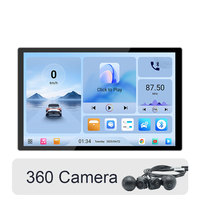 Autoradio Android 13 pouces 2K Qualcomm avec CarPlay sans fil, Android Auto, GPS 360 °   Caméra 4G LTE, lecteur radio audio à démarrage rapide