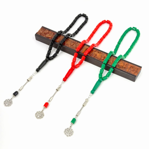 Muslim Prayer <strong>Beads</strong> 8 * <strong>11mm</strong> 33pcs <strong>Bracelet</strong> Resin Prayer <strong>Beads</strong> Arab Swimsuit Islamic Misbaha Praises Him Rosary Tasbih - Product Image 6