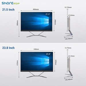 คอมพิวเตอร์ตั้งโต๊ะออลอินวัน Sharerdp Factory Core I3 Gen 10th 10110U หน้าจอสัมผัสขนาด 21.5 23.8 นิ้ว สำหรับธุรกิจ - Product Image 2
