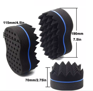 Brosse éponge à torsion douce directement à l'usine, brosse à cheveux de Style <span class=keywords><strong>Afro</strong></span> pour Salon - Product Image 3