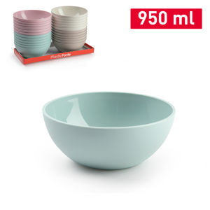 Ciotola PlasticForte 950 ml, resistente, riutilizzabile, per la conservazione domestica, colori assortiti - Product Image 1