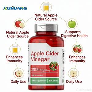 Kapsul Cuka Apel Label Pribadi |   Suplemen Kesehatan Usus Bersertifikat GMP - Product Image 3