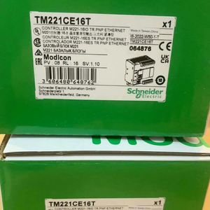 TM221CE16T وحدة تحكم منطقية قابلة للبرمجة من شنايدر، جديدة 100% وأصلية، موديل M221، 16 مدخل/مخرج، 9 مداخل رقمية، 7 مخارج رقمية، ترانزستور PNP، إيثرنت - Product Image 6
