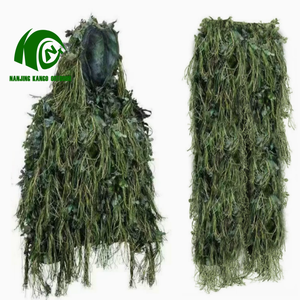 Combinaison de camouflage 3D Ghillie <span class=keywords><strong>pour</strong></span> la <span class=keywords><strong>chasse</strong></span>, tactique et <span class=keywords><strong>d</strong></span>'extérieur, comprenant veste, pantalon, capuche et sac de transport <span class=keywords><strong>pour</strong></span> forêt, bois et <span class=keywords><strong>d</strong></span>ésert - Product Image 1