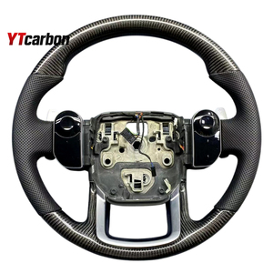 Volante de Fibra de Carbono Real Personalizado Estilo Racing YTcarbon para Range Rover <span class=keywords><strong>Velar</strong></span> L560 <span class=keywords><strong>SV</strong></span>, Accesorios Interiores para Auto - Product Image 2