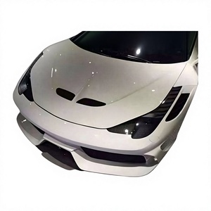 คุณภาพสูง เหมาะสำหรับการอัพเกรดและดัดแปลง Ferrari 458 ชุดกันชนหน้าคาร์บอนไฟเบอร์ครึ่งชิ้น SP พร้อมบังโคลนหน้า - Product Image 6