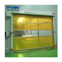 Pintu Gulung Interior Cepat Grosir Otomatis PVC Segel Tinggi Industri Kecepatan Tinggi Transparan Lainnya