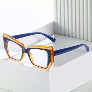 Gafas con Logotipo Personalizado, Modelo 2025, Monturas de Gafas TR90 Anti Luz Azul, Coloridas, Estilo Ojo de Gato, para Mujer - Product Image 4