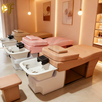 Lit de spa thaïlandais professionnel à température constante et circulation d'eau, pour shampoing, soins capillaires, nettoyage des oreilles, thérapie par vapeur et massage