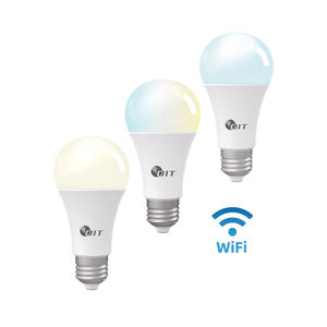 <span class=keywords><strong>Wifi</strong></span> thông minh <span class=keywords><strong>LED</strong></span> bóng đèn RGB Dimmable E26 E27 B22 App kiểm soát Warm trắng đa màu sắc làm việc với Alexa Google nhà - Product Image 3