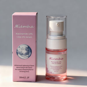 Özel etiket doğal nemlendirici beyazlatma gözenekleri küçültmek <span class=keywords><strong>Serum</strong></span> 10% Niacinamide + çinko yağ kontrolü yüz serumu - Product Image 6