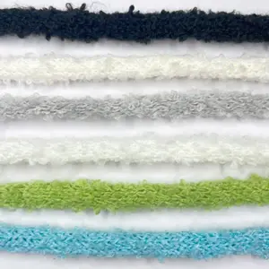 Cord Großhandel Bio geflochtene Kleidung Zubehör Twist Nylon Polyester Baumwolle Seil Makramee Schnur für Kleid Dekoration